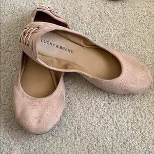 Lucky Brand 7.5 flats blush color